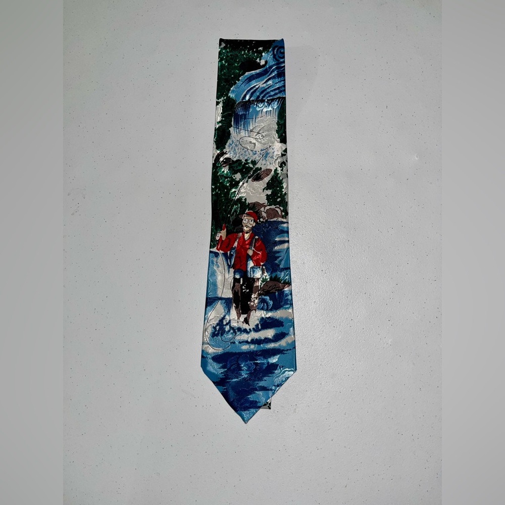 NIBag Renaissance Fishing Themed Necktie